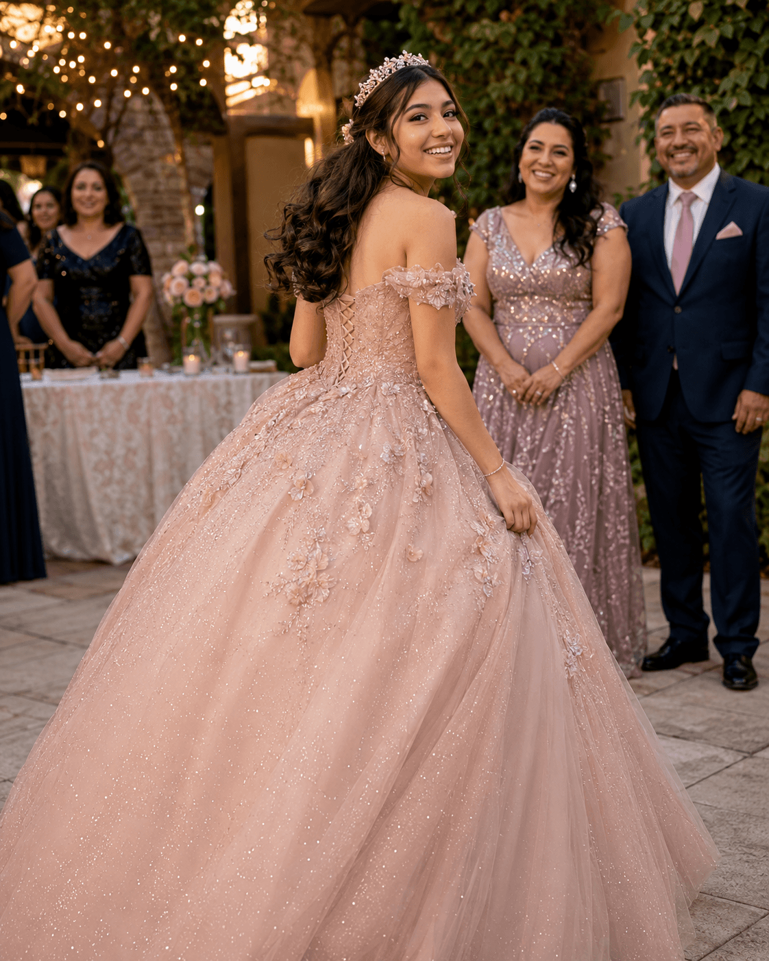 A quinceañera celebration
